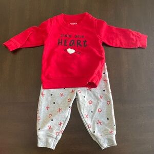 Stole Your Heart Matching Baby Set 9M